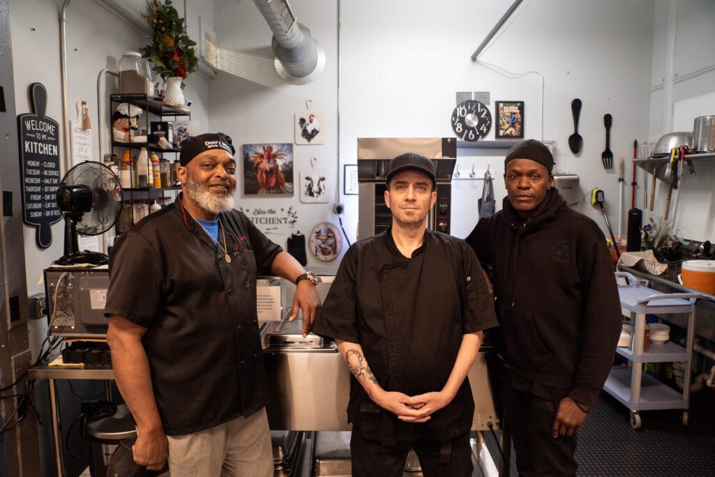 The kitchen crew